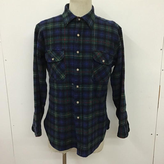 ペンドルトン PENDLETON シャツ、ブラウス 長袖 長袖シャツ チェックシャツ 古着 カラーシャツ ポケットTシャツ L チェック マルチカラー / マルチカラー /  メンズ USED 古着 中古 10096867