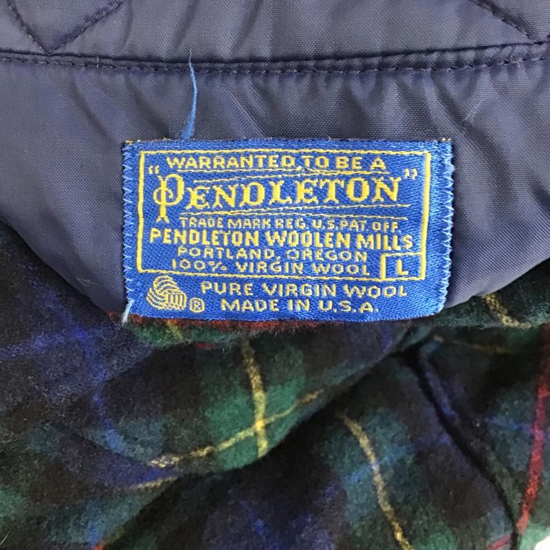 ペンドルトン PENDLETON シャツ、ブラウス 長袖 長袖シャツ チェックシャツ 古着 カラーシャツ ポケットTシャツ L チェック マルチカラー / マルチカラー /  メンズ USED 古着 中古 10096867