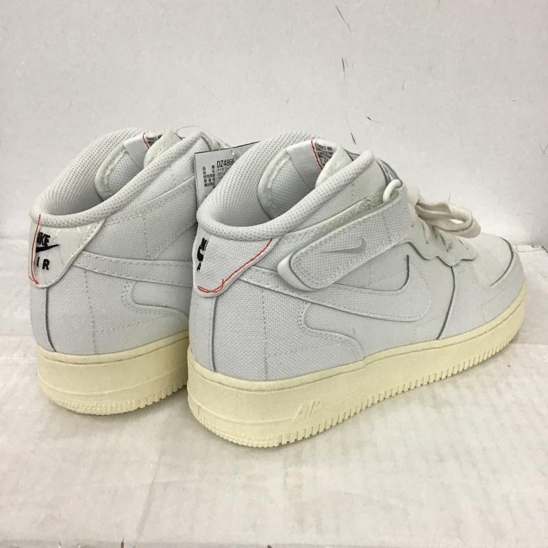 ナイキ NIKE スニーカー スニーカー DZ4866-121 WMNS AIR FORCE 1 07 MID LX 28cm 箱有 28.0cm ロゴ、文字 白 / ホワイト /  メンズ USED 古着 中古 10096910