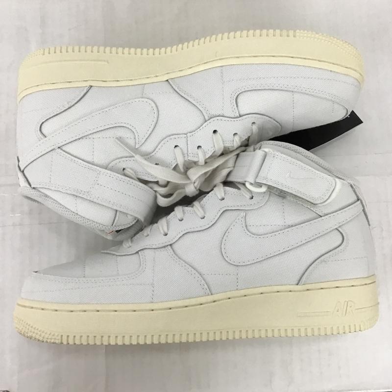 ナイキ NIKE スニーカー スニーカー DZ4866-121 WMNS AIR FORCE 1 07 MID LX 28cm 箱有 28.0cm ロゴ、文字 白 / ホワイト /  メンズ USED 古着 中古 10096910