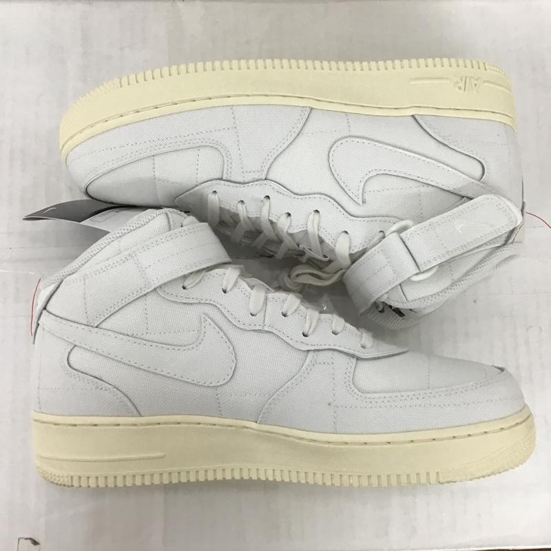 ナイキ NIKE スニーカー スニーカー DZ4866-121 WMNS AIR FORCE 1 07 MID LX 28cm 箱有 28.0cm ロゴ、文字 白 / ホワイト /  メンズ USED 古着 中古 10096910