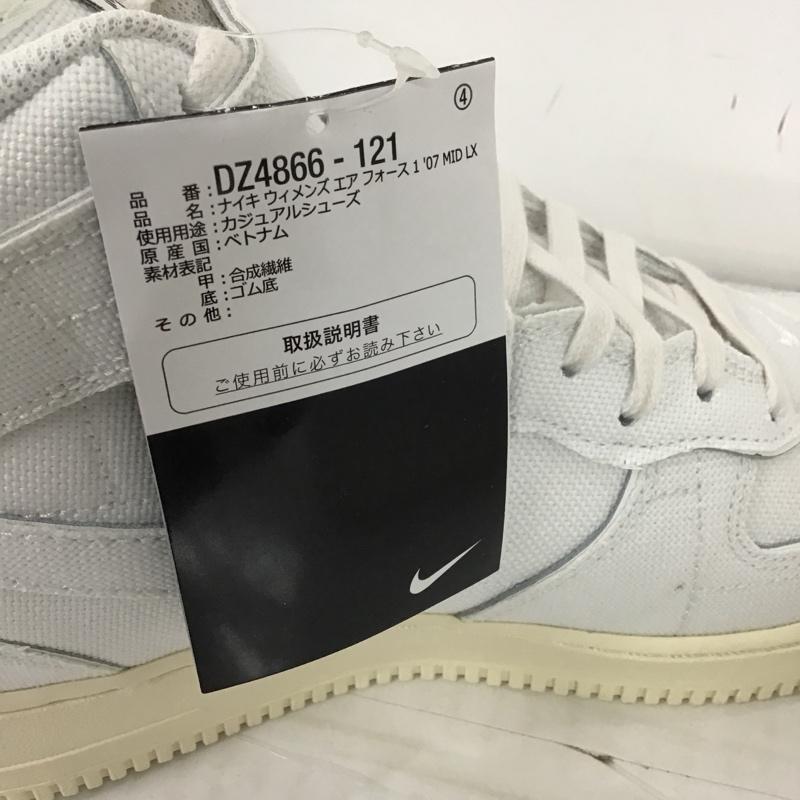 ナイキ NIKE スニーカー スニーカー DZ4866-121 WMNS AIR FORCE 1 07 MID LX 28cm 箱有 28.0cm ロゴ、文字 白 / ホワイト /  メンズ USED 古着 中古 10096910