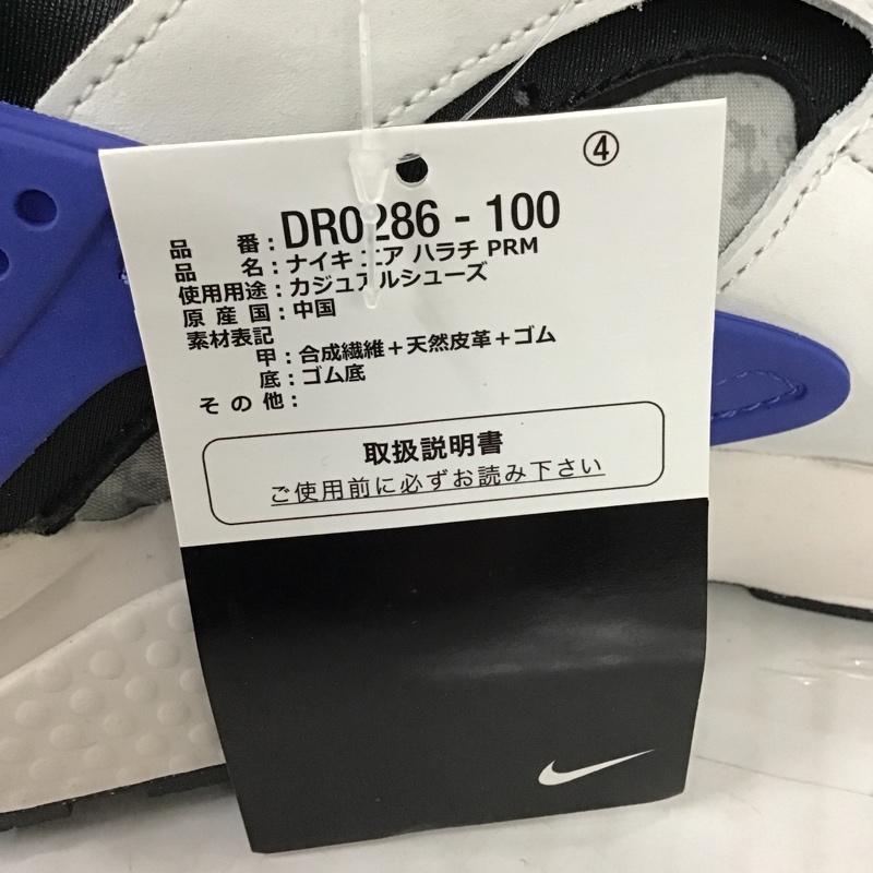 ナイキ NIKE スニーカー スニーカー DR0286-100 AIR HUARACHE PRM ハラチ 29cm 29.0cm ロゴ、文字 白 / ホワイト / X 黒 / ブラック / X 青 / ブルー / X 灰 / グレー /  メンズ USED 古着 中古 10096911