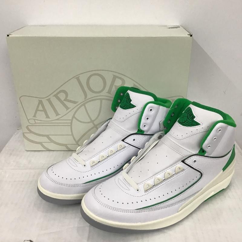 ナイキ NIKE スニーカー スニーカー DR8884-103 AIR JORDAN 2 RETRO 28cm 箱有 28.0cm ロゴ、文字 白 / ホワイト / X 緑 / グリーン /  メンズ USED 古着 中古 10096920