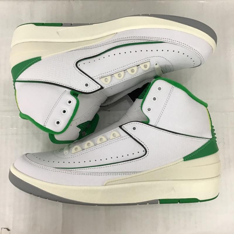 ナイキ NIKE スニーカー スニーカー DR8884-103 AIR JORDAN 2 RETRO 28cm 箱有 28.0cm ロゴ、文字 白 / ホワイト / X 緑 / グリーン /  メンズ USED 古着 中古 10096920