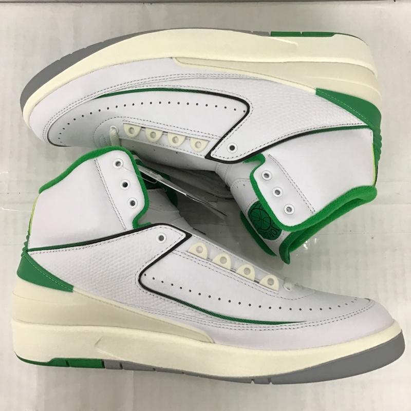 ナイキ NIKE スニーカー スニーカー DR8884-103 AIR JORDAN 2 RETRO 28cm 箱有 28.0cm ロゴ、文字 白 / ホワイト / X 緑 / グリーン /  メンズ USED 古着 中古 10096920