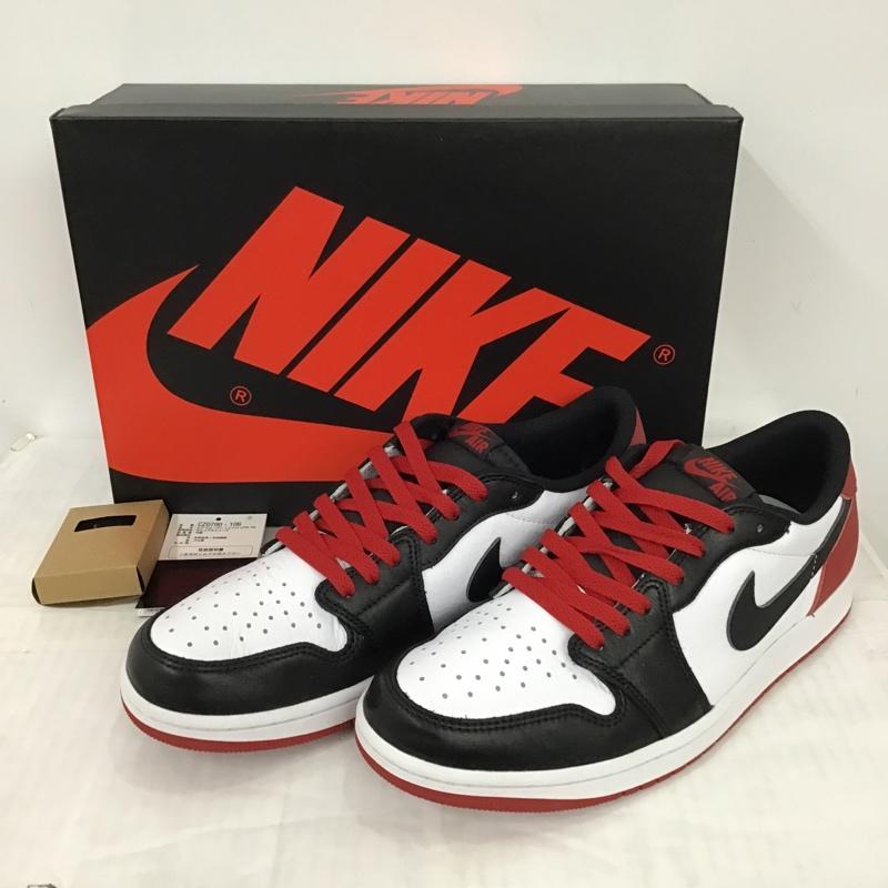 ナイキ NIKE スニーカー スニーカー CZ0790-106 AIR JORDAN 1 LOW OG 28.5cm 箱有 28.5cm ロゴ、文字 白 / ホワイト / X 黒 / ブラック / X 赤 / レッド /  メンズ USED 古着 中古 10096921