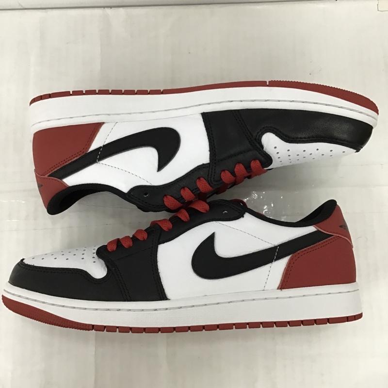 ナイキ NIKE スニーカー スニーカー CZ0790-106 AIR JORDAN 1 LOW OG 28.5cm 箱有 28.5cm ロゴ、文字 白 / ホワイト / X 黒 / ブラック / X 赤 / レッド /  メンズ USED 古着 中古 10096921