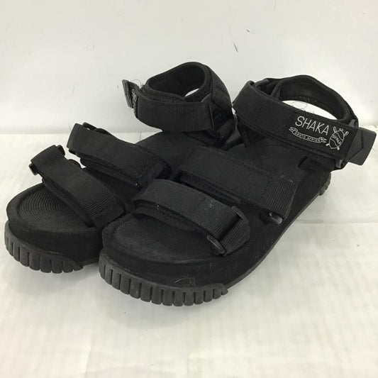 シャカ SHAKA サンダル サンダル スポーツサンダル プラットフォーム ロゴ、文字 黒 / ブラック /  レディース USED 古着 中古 10096924