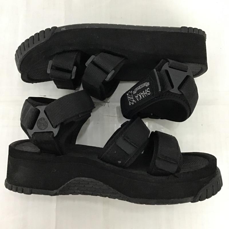 シャカ SHAKA サンダル サンダル スポーツサンダル プラットフォーム ロゴ、文字 黒 / ブラック /  レディース USED 古着 中古 10096924