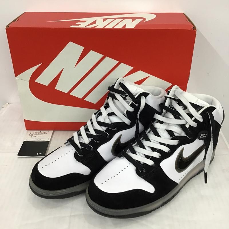 ナイキ NIKE スニーカー スニーカー DA1639 101 DUNK HIGH SP SJ 28.5cm 箱有 28.5cm ロゴ、文字 黒 / ブラック / X 白 / ホワイト /  メンズ USED 古着 中古 10096925