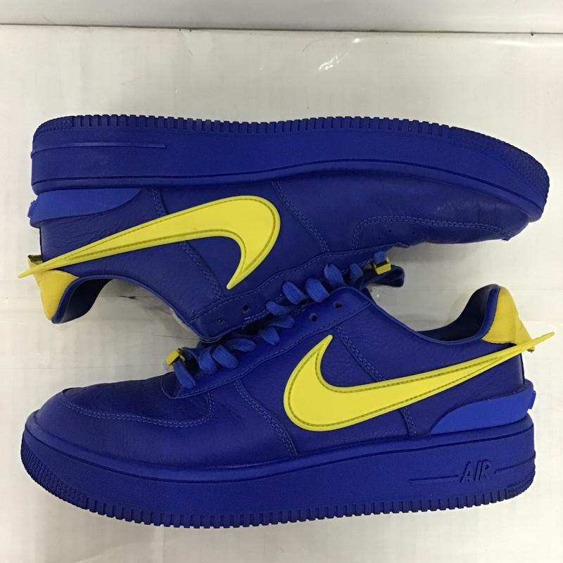 ナイキ NIKE スニーカー スニーカー DV3464 400 AIR FORCE 1 LOW SP AMBUSH 28cm 箱有 28.0cm ロゴ、文字 青 / ブルー / X 黄 / イエロー /  メンズ USED 古着 中古 10096928