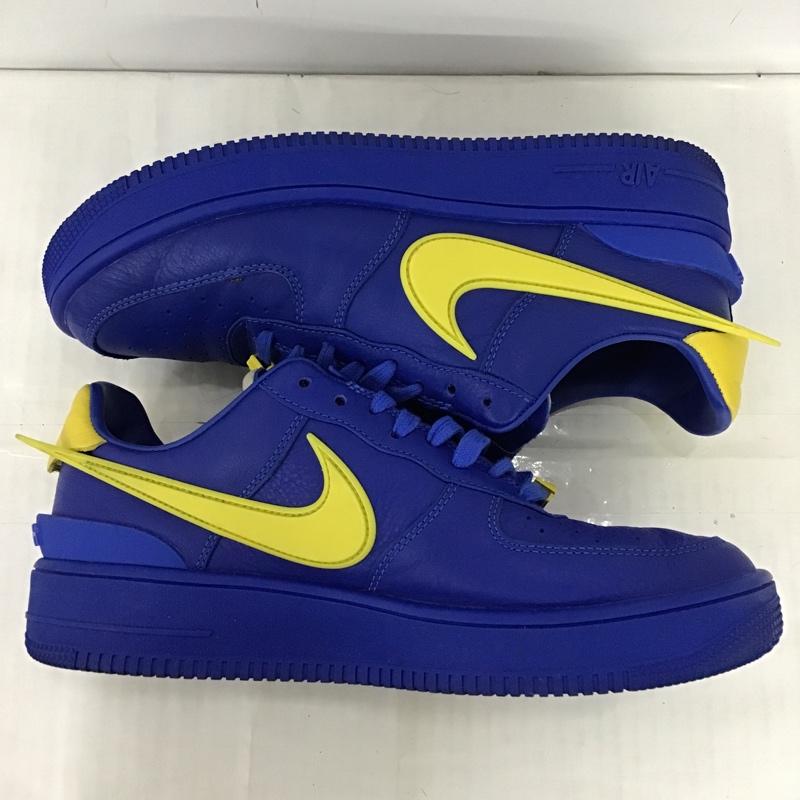 ナイキ NIKE スニーカー スニーカー DV3464 400 AIR FORCE 1 LOW SP AMBUSH 28cm 箱有 28.0cm ロゴ、文字 青 / ブルー / X 黄 / イエロー /  メンズ USED 古着 中古 10096928