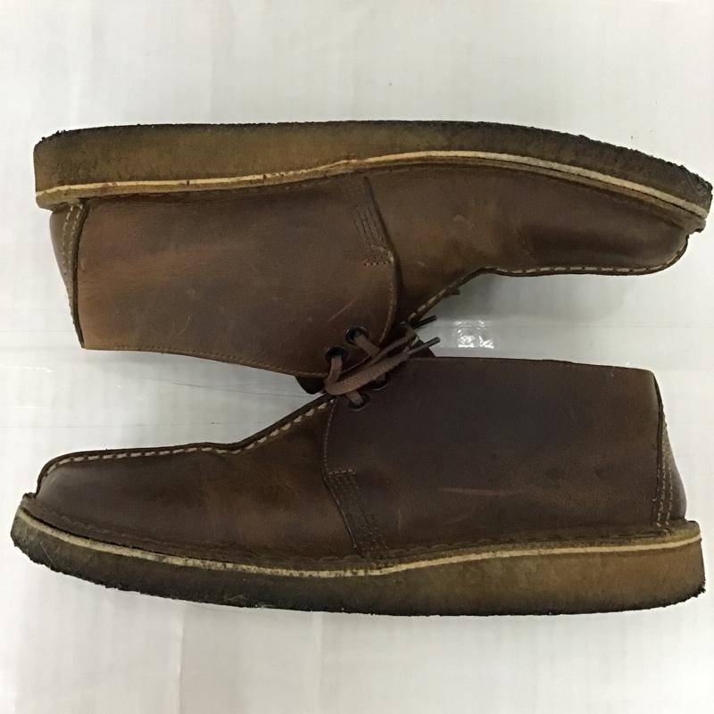 クラークス Clarks ブーツ ショートブーツ 36449 デザートトレック US9 US：9 無地 ダークブラウン / ダークブラウン /  メンズ USED 古着 中古 10096930