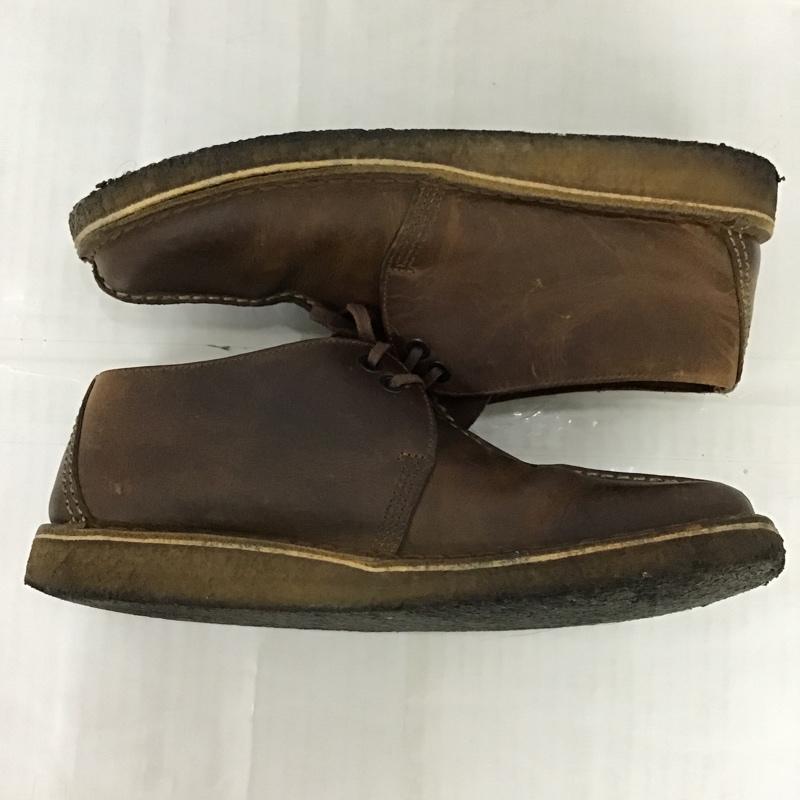 クラークス Clarks ブーツ ショートブーツ 36449 デザートトレック US9 US：9 無地 ダークブラウン / ダークブラウン /  メンズ USED 古着 中古 10096930