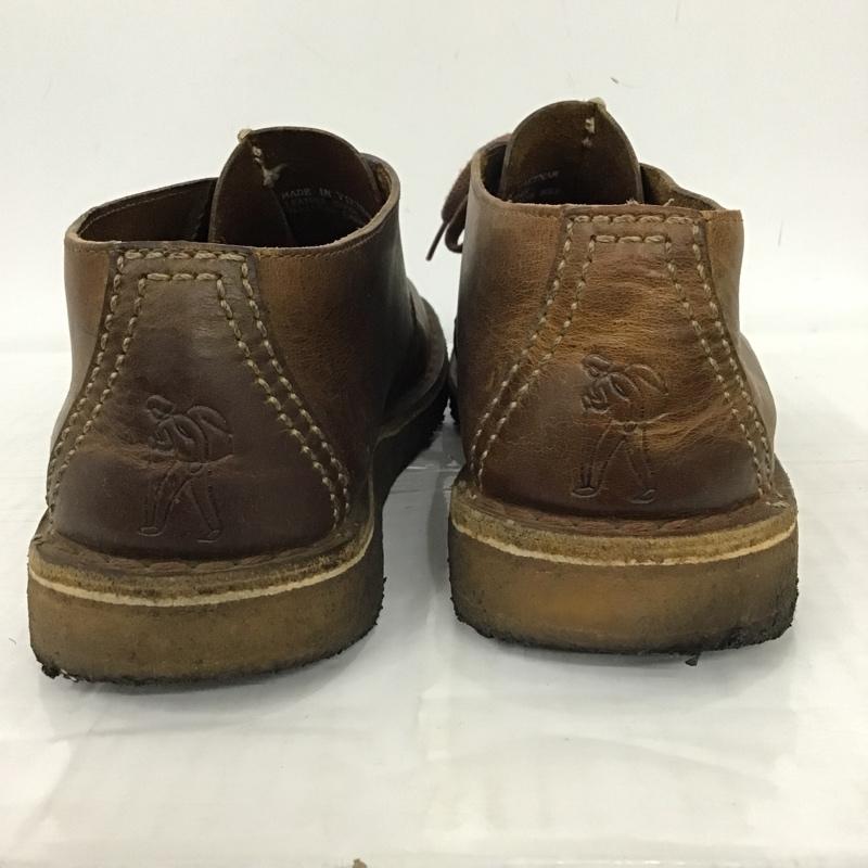 クラークス Clarks ブーツ ショートブーツ 36449 デザートトレック US9 US：9 無地 ダークブラウン / ダークブラウン /  メンズ USED 古着 中古 10096930