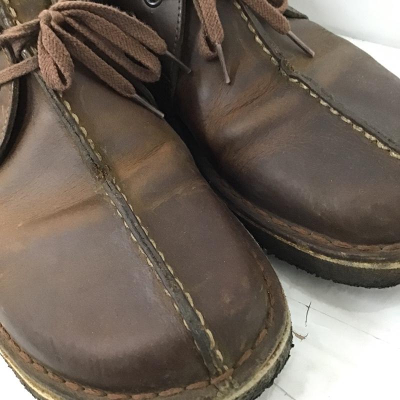 クラークス Clarks ブーツ ショートブーツ 36449 デザートトレック US9 US：9 無地 ダークブラウン / ダークブラウン /  メンズ USED 古着 中古 10096930