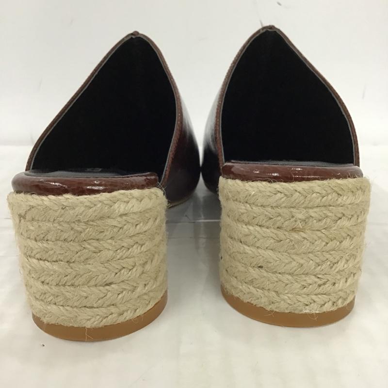 マウジー MOUSSY ミュール ミュール 1380 JUTE ROUND HEEL S 無地 茶 / ブラウン /  レディース USED 古着 中古 10096931