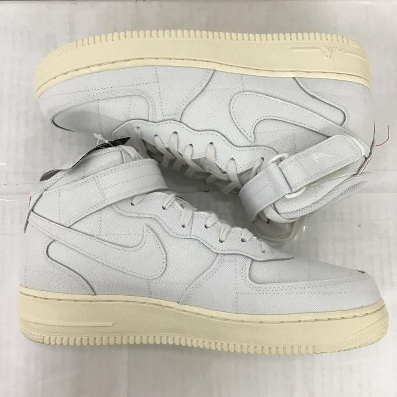 ナイキ NIKE スニーカー スニーカー DZ4866-121 WMNS AIR FORCE 1 07 MID LX 28cm 箱有 28.0cm ロゴ、文字 白 / ホワイト /  メンズ USED 古着 中古 10096932