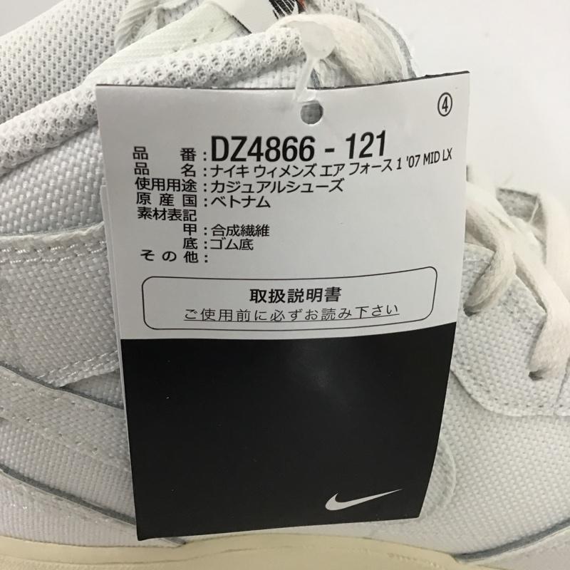 ナイキ NIKE スニーカー スニーカー DZ4866-121 WMNS AIR FORCE 1 07 MID LX 28cm 箱有 28.0cm ロゴ、文字 白 / ホワイト /  メンズ USED 古着 中古 10096932