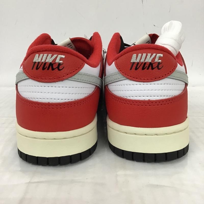 ナイキ NIKE スニーカー スニーカー DZ2536-600 DUNK LOW RETRO PRM 27cm 箱有 27.0cm ロゴ、文字 白 / ホワイト / X 黒 / ブラック / X 赤 / レッド /  メンズ USED 古着 中古 10096937