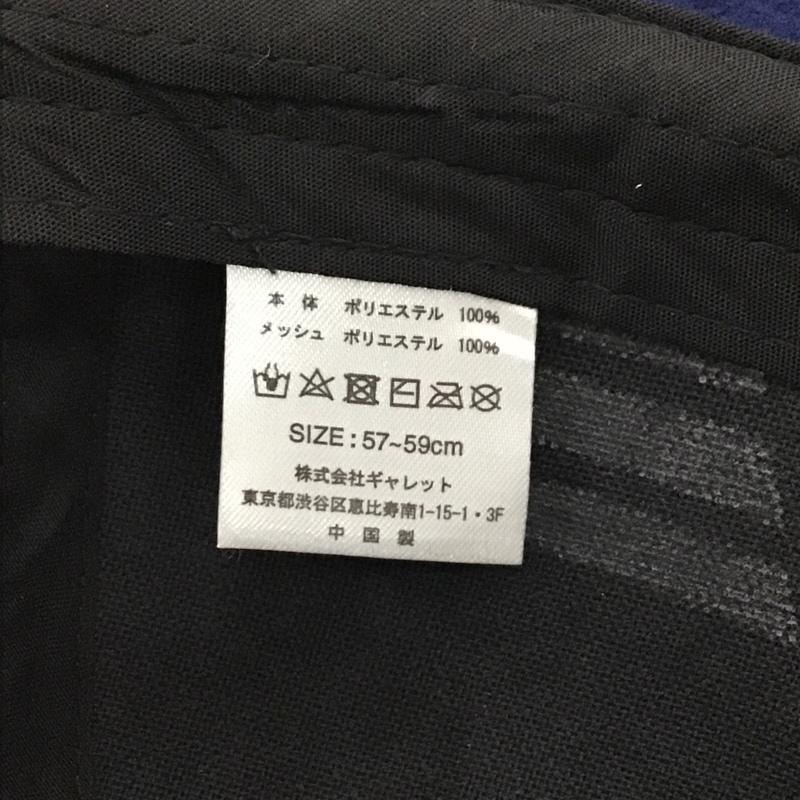 アルファ ALPHA 帽子 キャップ メッシュキャップ ワンポイント 紺 / ネイビー /  メンズ USED 古着 中古 10097017