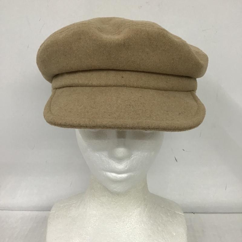アイテムズ アーバンリサーチ ITEMS URBAN RESEARCH 帽子 キャップ IT17-2CA002 メルトンキャスケット タグ付き 無地 ベージュ / ベージュ /  レディース USED 古着 中古 10097027