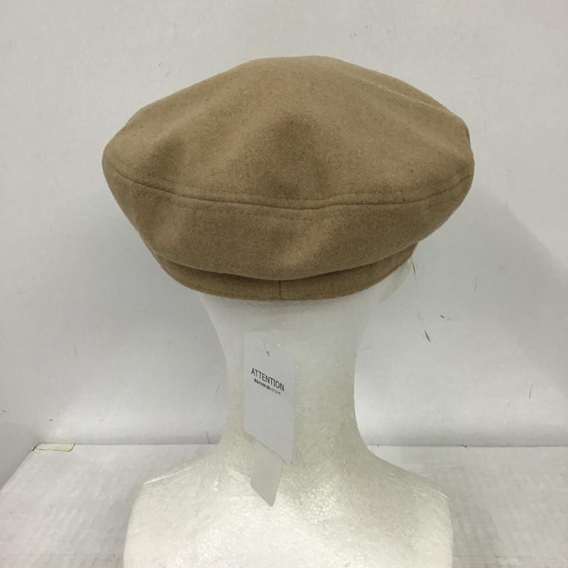 アイテムズ アーバンリサーチ ITEMS URBAN RESEARCH 帽子 キャップ IT17-2CA002 メルトンキャスケット タグ付き 無地 ベージュ / ベージュ /  レディース USED 古着 中古 10097027