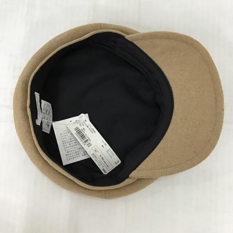 アイテムズ アーバンリサーチ ITEMS URBAN RESEARCH 帽子 キャップ IT17-2CA002 メルトンキャスケット タグ付き 無地 ベージュ / ベージュ /  レディース USED 古着 中古 10097027