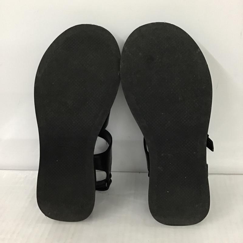 ジーナシス JEANASIS サンダル サンダル グルカサンダル M 無地 黒 / ブラック /  レディース USED 古着 中古 10097033