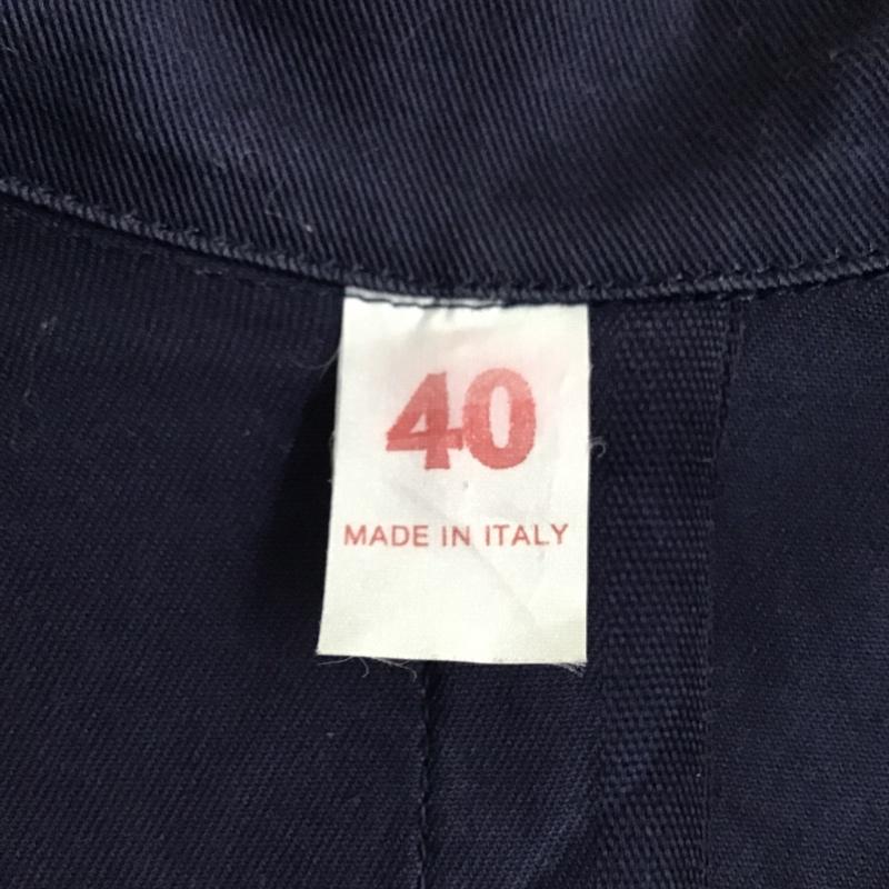 古着 USED ジャケット、上着 ジャケット、ブレザー コットン 40 無地 紺 / ネイビー /  メンズ USED 古着 中古 10097050