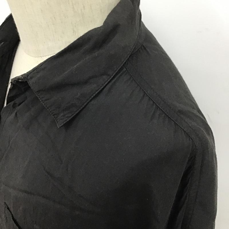 古着 USED シャツ、ブラウス 長袖 kikomo 無地 黒 / ブラック /  メンズ USED 古着 中古 10097051