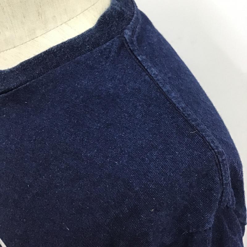デウスエクスマキナ DEUS EX MACHINA Tシャツ 半袖 DMS61114A indigo classic tee S ロゴ、文字 インディゴ / インディゴ /  メンズ USED 古着 中古 10097056