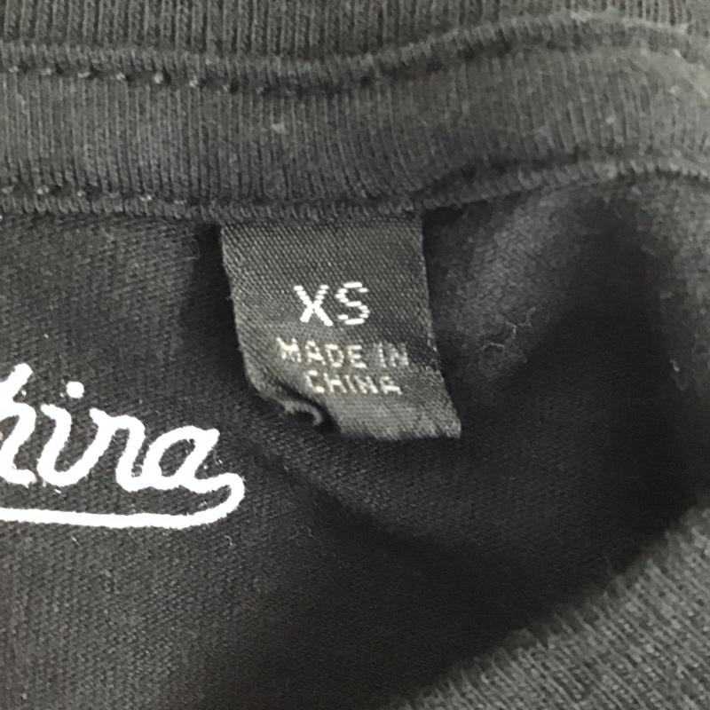 デウスエクスマキナ DEUS EX MACHINA Tシャツ 半袖 DMA51178F THRU THE HEART TEE XS ロゴ、文字 黒 / ブラック /  メンズ USED 古着 中古 10097059