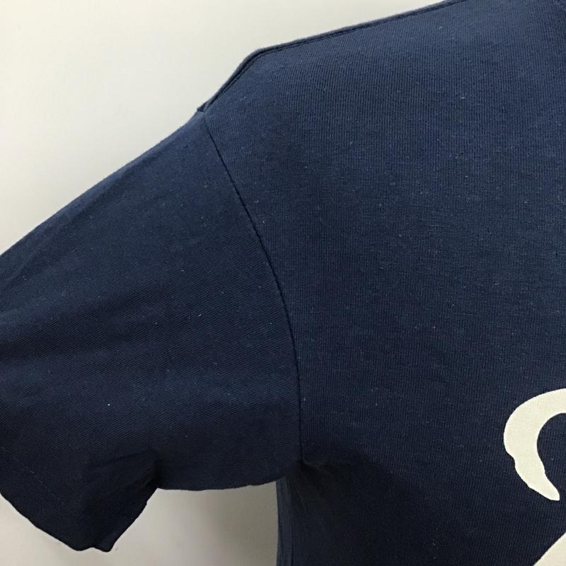 デウスエクスマキナ DEUS EX MACHINA Tシャツ 半袖 DMW41808J DEUS CUSTOM TEE XS ロゴ、文字 紺 / ネイビー /  メンズ USED 古着 中古 10097061