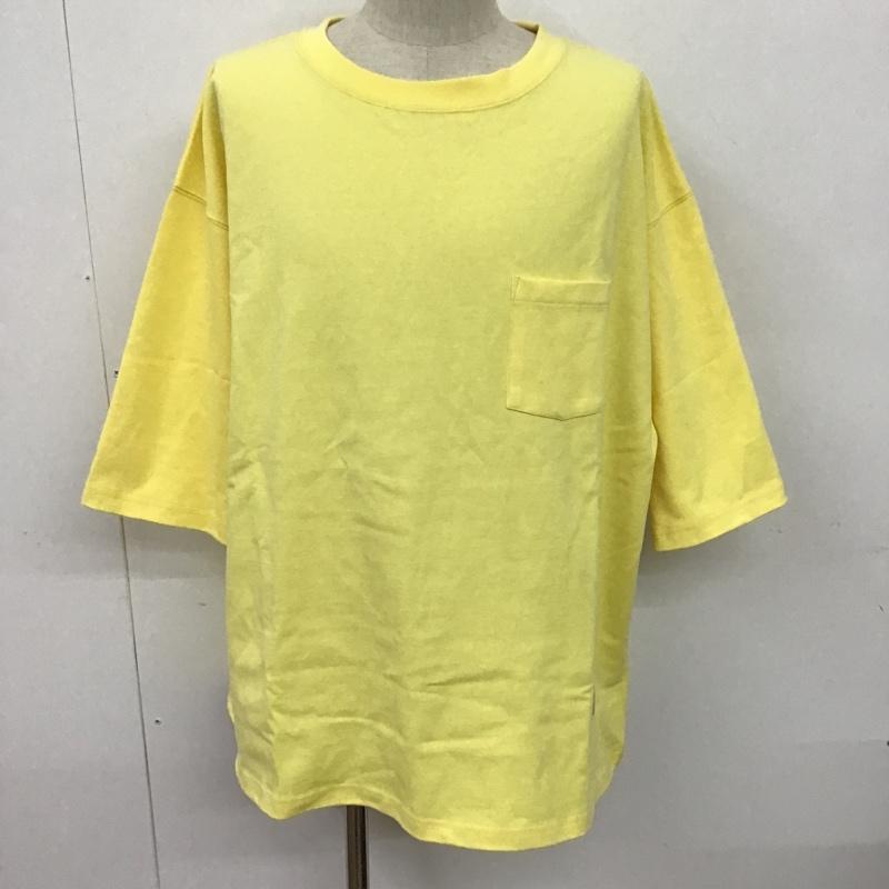 レリューム relume カットソー 半袖 22-071-464-0120-1-0 JOURNALSTANDARD Tシャツ 半袖カットソー クルーネックカットソー L 無地 黄 / イエロー /  メンズ USED 古着 中古 10097063