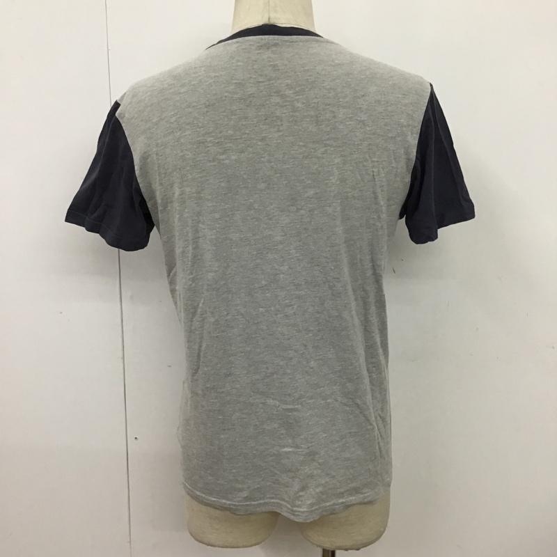 デウスエクスマキナ DEUS EX MACHINA Tシャツ 半袖 DMP51985C ロゴ、文字 灰 / グレー / X 紺 / ネイビー /  メンズ USED 古着 中古 10097067
