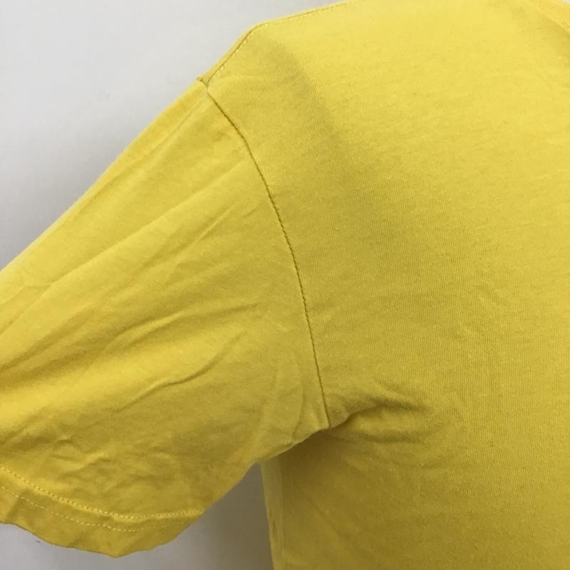 デウスエクスマキナ DEUS EX MACHINA Tシャツ 半袖 DMS71184C Gravity Tee XS ロゴ、文字 黄 / イエロー /  メンズ USED 古着 中古 10097073