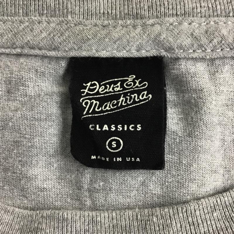デウスエクスマキナ DEUS EX MACHINA Tシャツ 半袖 DMP51985E S ロゴ、文字 灰 / グレー /  メンズ USED 古着 中古 10097074