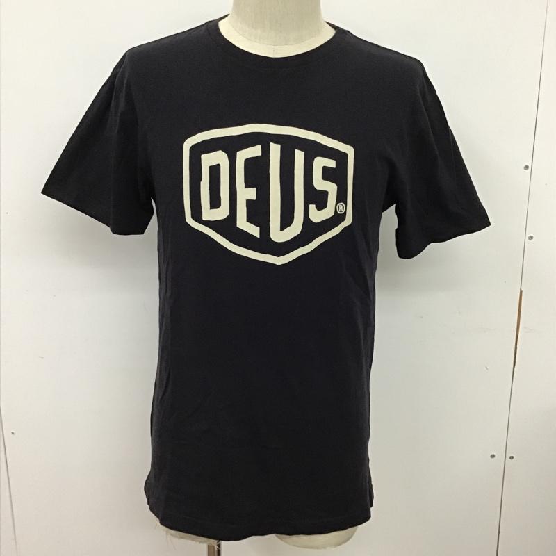 デウスエクスマキナ DEUS EX MACHINA Tシャツ 半袖 DMW01629M XS ロゴ、文字 黒 / ブラック /  メンズ USED 古着 中古 10097079