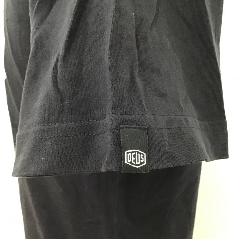 デウスエクスマキナ DEUS EX MACHINA Tシャツ 半袖 DMW01629M XS ロゴ、文字 黒 / ブラック /  メンズ USED 古着 中古 10097079