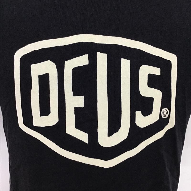 デウスエクスマキナ DEUS EX MACHINA Tシャツ 半袖 DMW01629M XS ロゴ、文字 黒 / ブラック /  メンズ USED 古着 中古 10097079