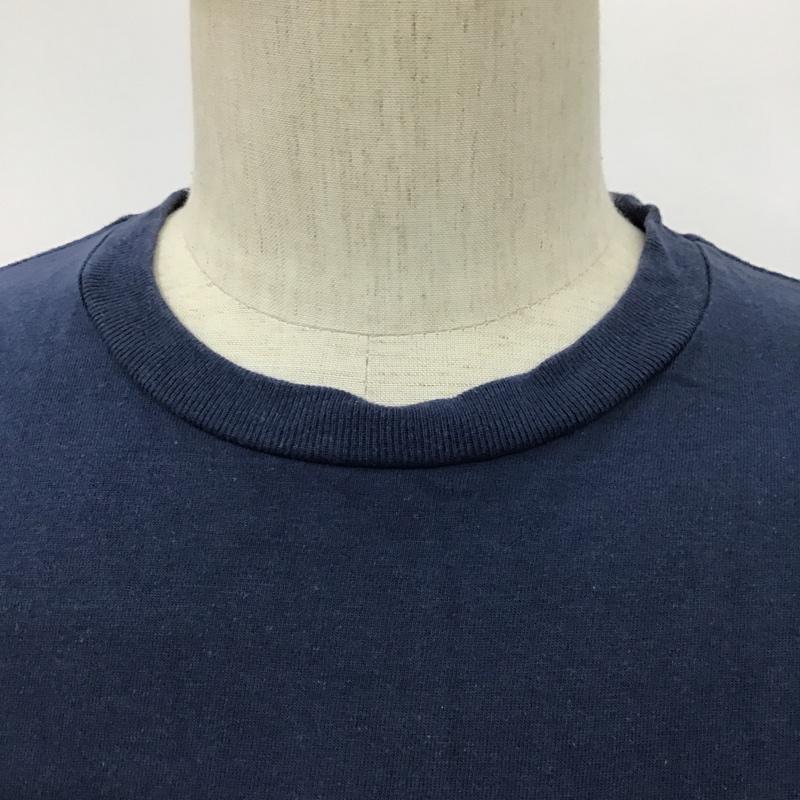 デウスエクスマキナ DEUS EX MACHINA Tシャツ 半袖 DMW41808D バックプリント XS ロゴ、文字 紺 / ネイビー /  メンズ USED 古着 中古 10097086