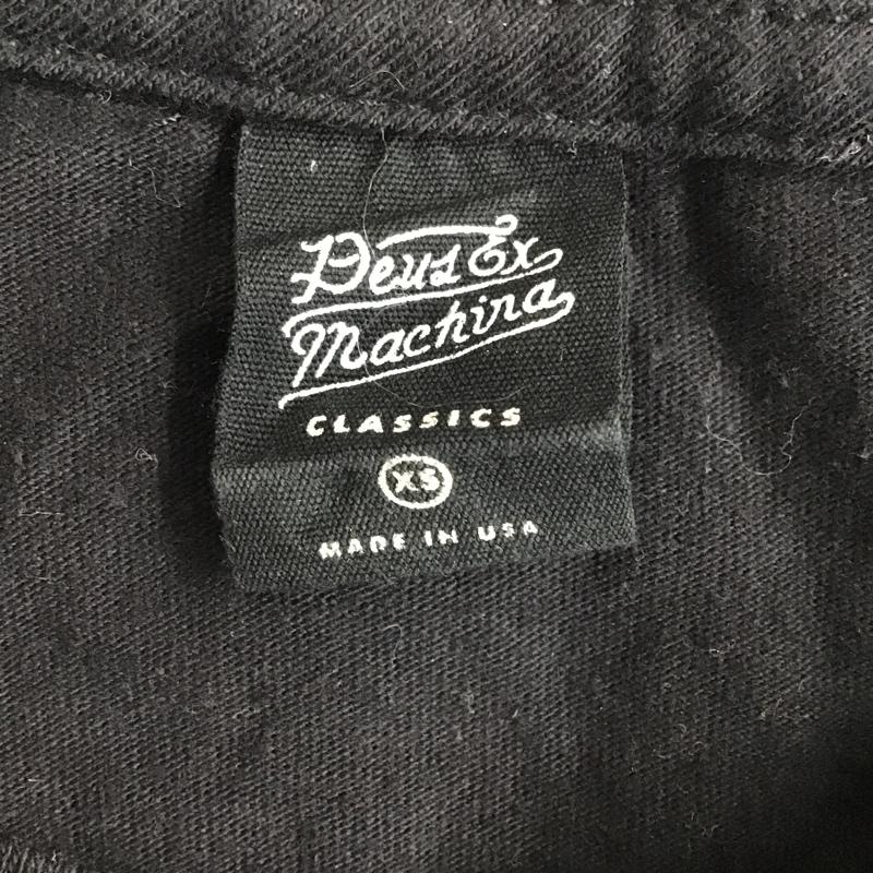 デウスエクスマキナ DEUS EX MACHINA Tシャツ 半袖 DMW41808D バックプリント XS ロゴ、文字 黒 / ブラック /  メンズ USED 古着 中古 10097087