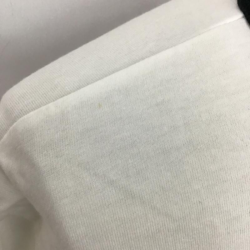 ポークチョップガレージサプライ PORKCHOP GARAGE SUPPLY Tシャツ 半袖 リンガーTシャツ バックプリント 豚 L ロゴ、文字 白 / ホワイト / X 黒 / ブラック /  メンズ USED 古着 中古 10097093