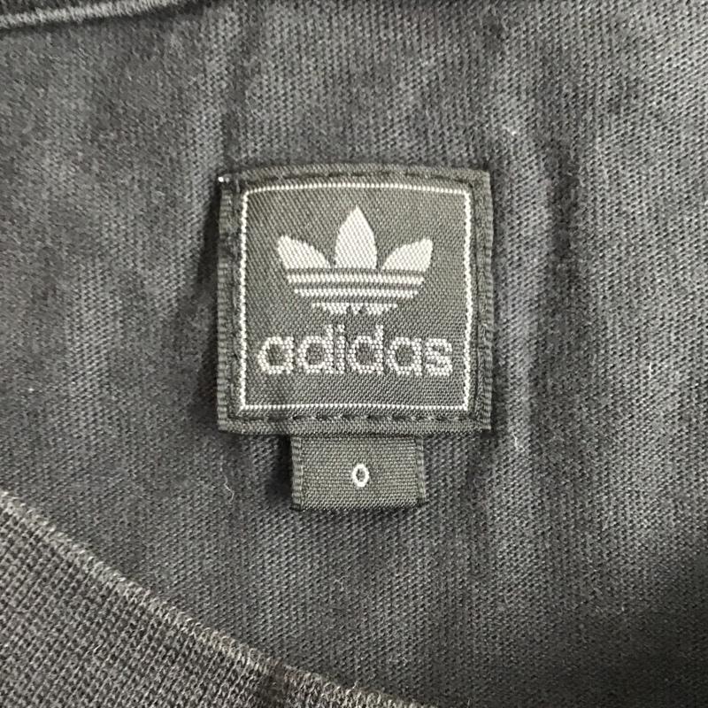 アディダス adidas Tシャツ 半袖 スニーカー スカル ドクロ プリント 黒 / ブラック /  メンズ USED 古着 中古 10097116