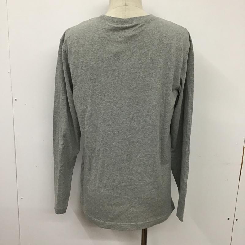 チャンピオン Champion Tシャツ 長袖 L プリント 灰 / グレー /  メンズ USED 古着 中古 10097117