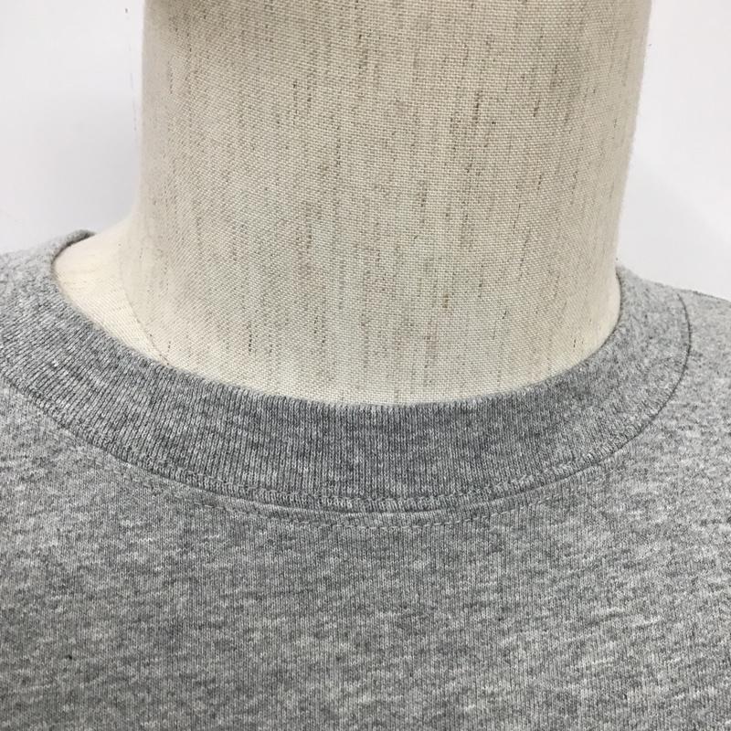チャンピオン Champion Tシャツ 長袖 L プリント 灰 / グレー /  メンズ USED 古着 中古 10097117