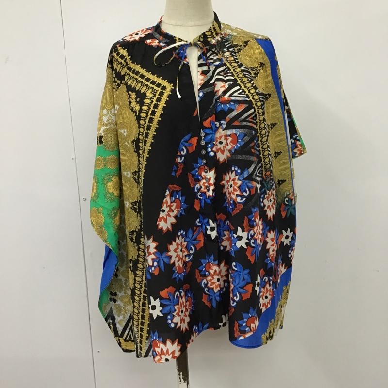 マカフィー MACPHEE カットソー 半袖 38 総柄 マルチカラー / マルチカラー /  レディース USED 古着 中古 10097147