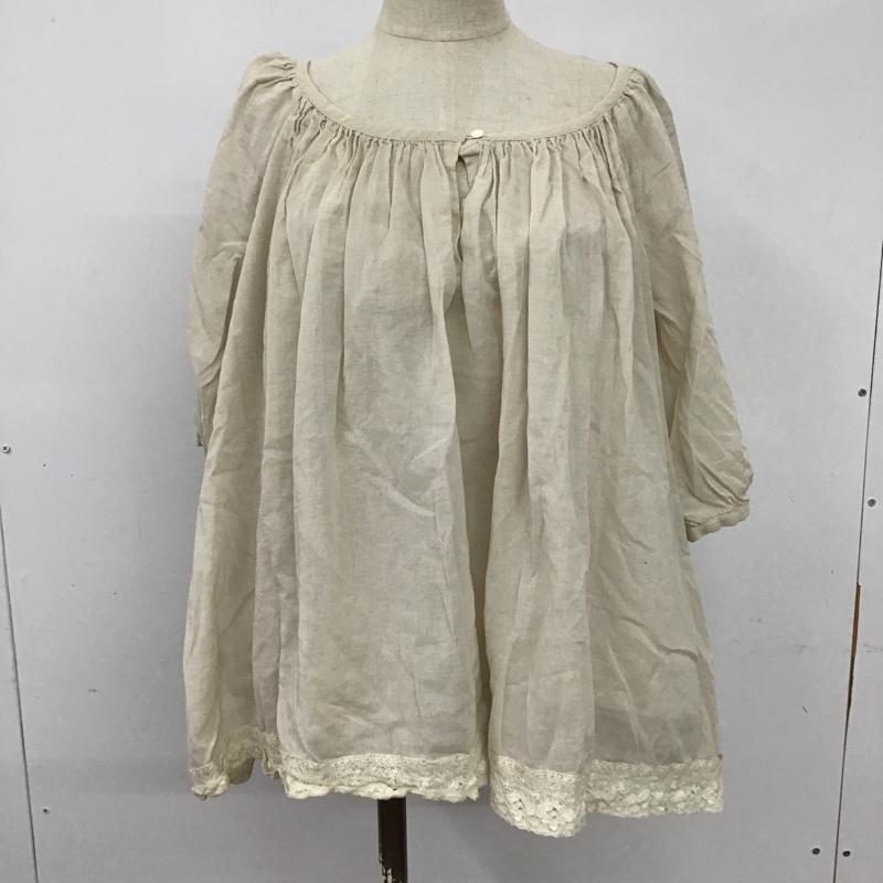 ジャーナルスタンダード JOURNAL STANDARD カットソー 半袖 無地 ベージュ / ベージュ /  レディース USED 古着 中古 10097148